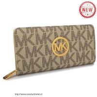 michael kors signature logo groot beige portefeuilles Shop Hoenzadriel ocj1n703